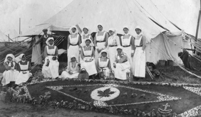 Image of Nursing Sisters at No. 2 Canadian General Hospital, Le Tréport, France